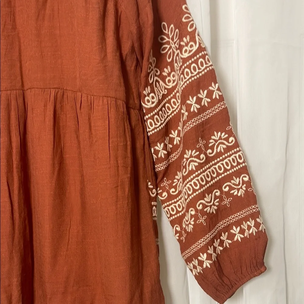 New Savanna Jane - Boho Style Dress with embroidery size L - Picture 5 of 7